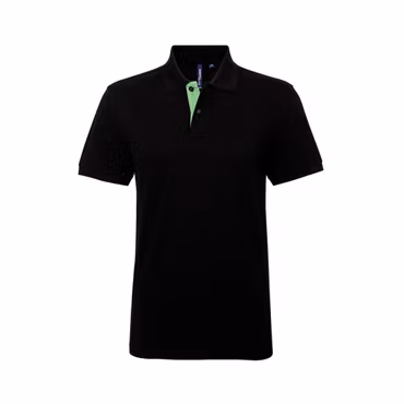 Klassisk pikétröja med kontrastdetaljer | Asquith & Fox