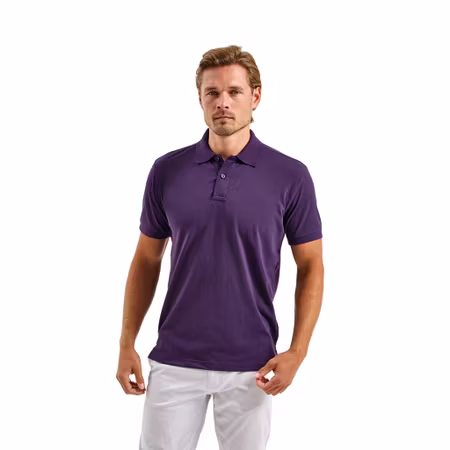 Polycotton-piké med fukttransporterande funktion för herr | Asquith & Fox