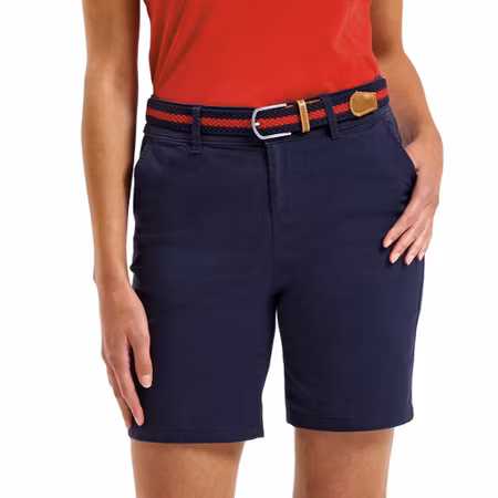 Lätta chinoshorts i mjuk bomullsblandning för dam | Asquith & Fox