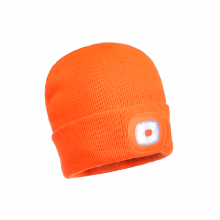 Mössa med USB-uppladdningsbar LED-lampa | Portwest