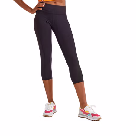 3/4-träningsleggings i funktionsmaterial för dam | TriDri