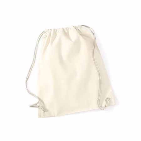 Gympåse i bomull med dragskostängning | Westford Mill