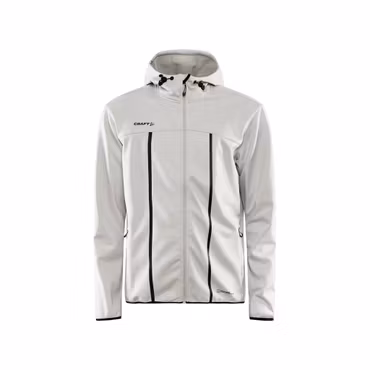 Avancerad softshelljacka i återvunnet material med huva för herr | Craft