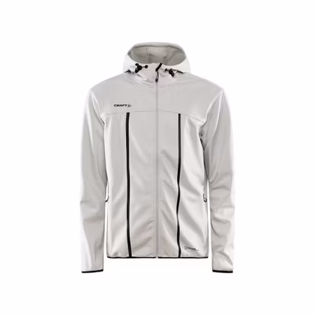 Avancerad softshelljacka i återvunnet material med huva för herr | Craft