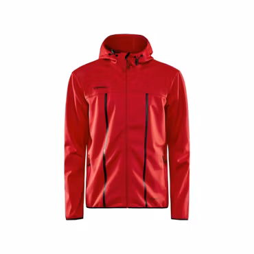 Avancerad softshelljacka i återvunnet material med huva för herr | Craft