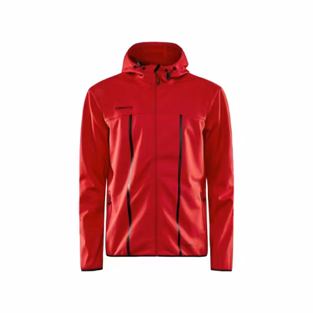 Avancerad softshelljacka i återvunnet material med huva för herr | Craft