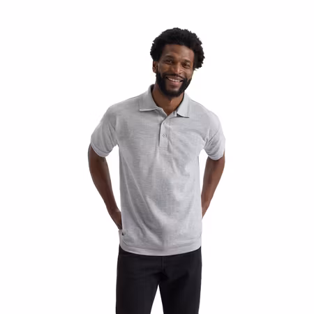 Kraftig pikétröja i polyester och bomull 250 g/m² för herr | Uneek