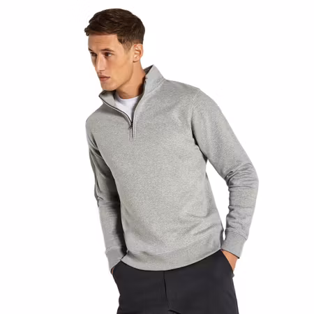 Klassisk sweatshirt med kort dragkedja | Kustom Kit