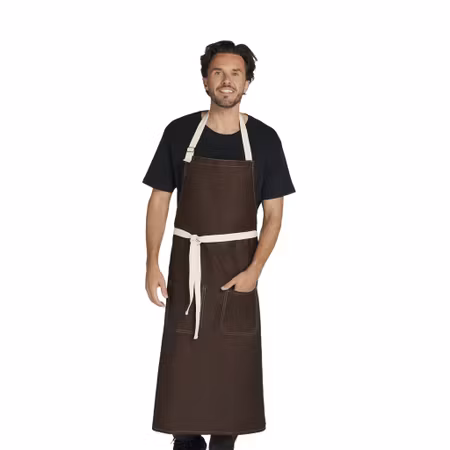 Förkläde med kontrastsömmar och fickor | SG Accessories