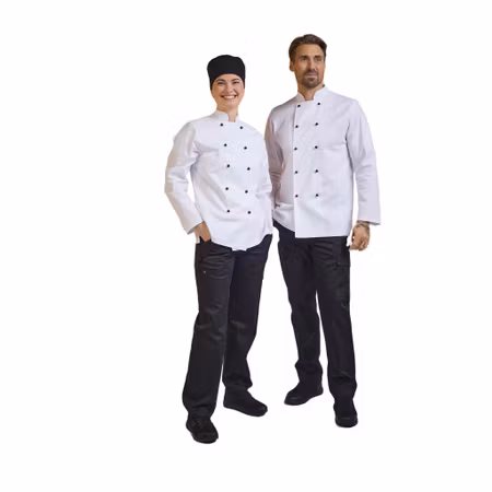 Klassiska kockbyxor med reglerbar midja och benfickor | South West