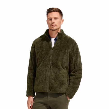Unisexjacka i mjuk fleece med återvunnet material | SOL´S
