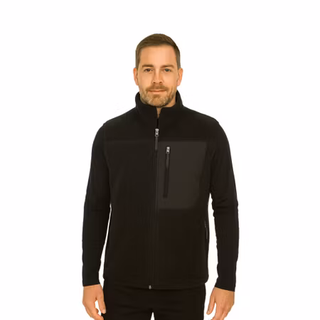 Fleeceväst i återvunnen polyester med justerbar passform | Texstar