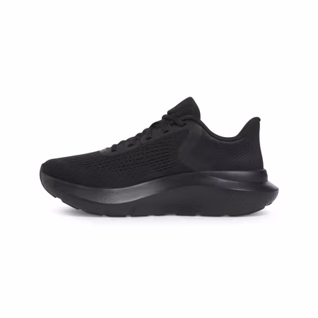 Svarta löparskor i ventilerande mesh med Charged Cushioning® för dam | Under Armour