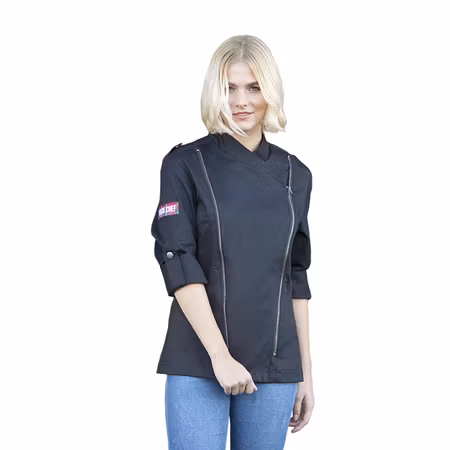 Kockjacka i twill med dragkedja och ventilationspaneler för dam - ROCK CHEF® | Karlowsky