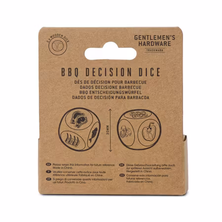 BBQ-tärningsset för grillinspiration | Gentlemen's Hardware