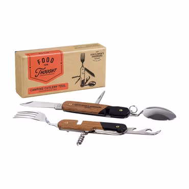 Campingbestick med kniv, gaffel och sked i multiverktyg | Gentlemen's Hardware