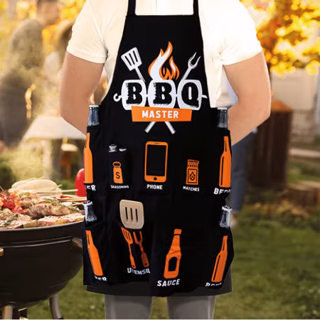 Grillförkläde med 9 fickor | Gift Republic