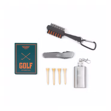 Golfkit med multiverktyg, fickplunta och tillbehör | Gentlemen's Hardware