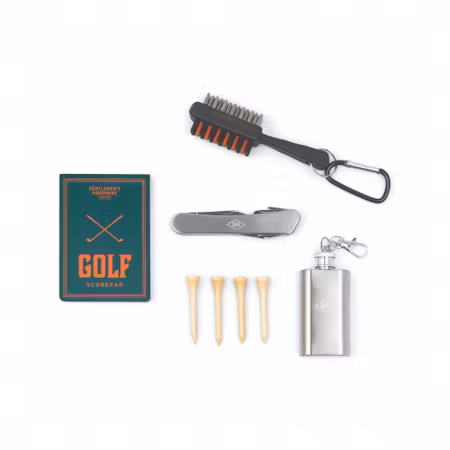 Golfkit med multiverktyg, fickplunta och tillbehör | Gentlemen's Hardware