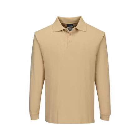 Flamskyddad antistatisk långärmad pikétröja – FR10 | Portwest