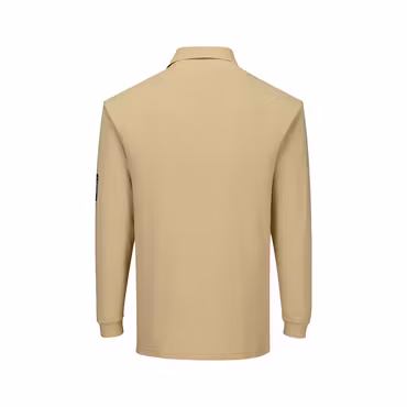 Flamskyddad antistatisk långärmad pikétröja – FR10 | Portwest