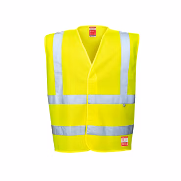 Flamskyddad antistatisk Hi-Vis varselväst – FR71 | Portwest