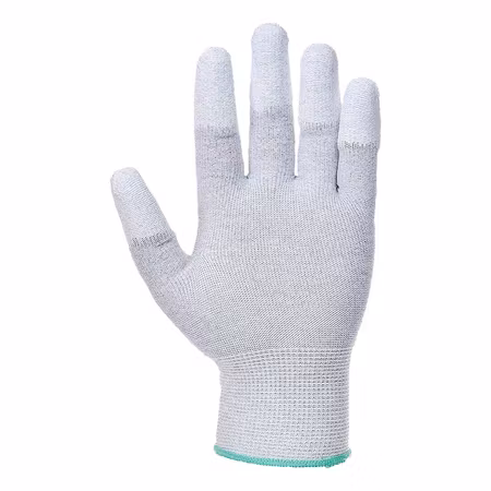 ESD-fingerdoppad montagehandske med PU – 12-pack | Portwest