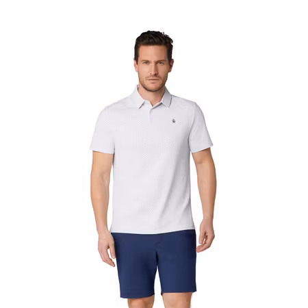 Golfpiké med Pete's Bow Tie-mönster för herr | Original Penguin