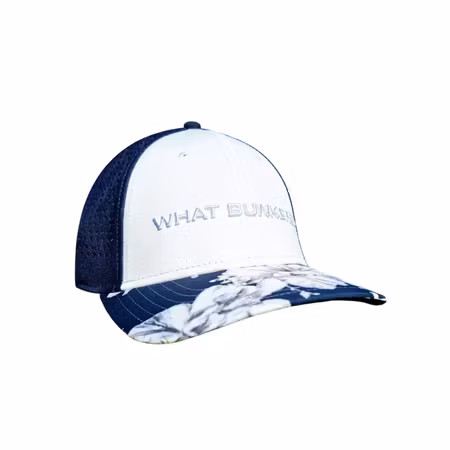 Stretchig golfkeps med broderad logotyp - Ricky | WHAT BUNKERS