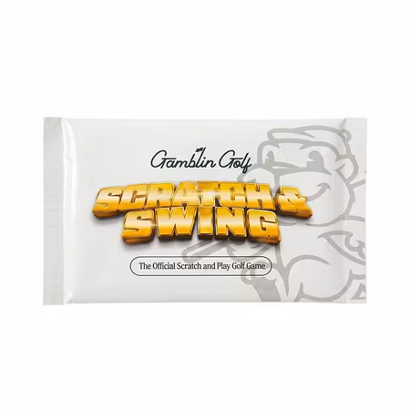 Scratch & Swing skrapkort med golfutmaningar | Gamblin Golf
