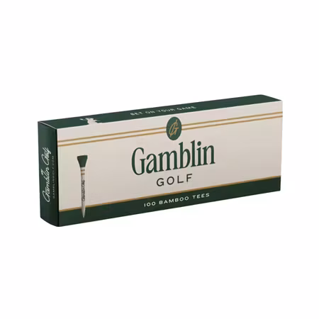 Gentleman’s Tee Box med 100 bambu-tees | Gamblin Golf