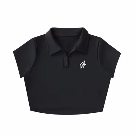 Croppad golfpolo dam - Scratch Crop Polo | Gamblin´Golf