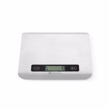 Digital köksvåg 5 kg i rostfritt stål | HENDI