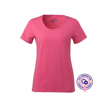 Figurnära rundhalsad T-shirt i ekologisk bomull för dam - Nora | South West