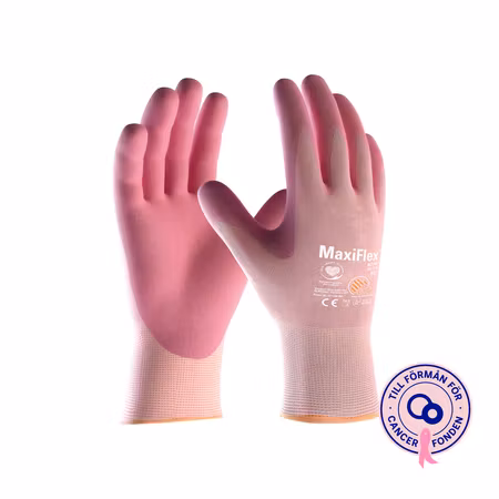 Tunn arbetshandske med nitrilskum - MaxiFlex Active HT | ATG