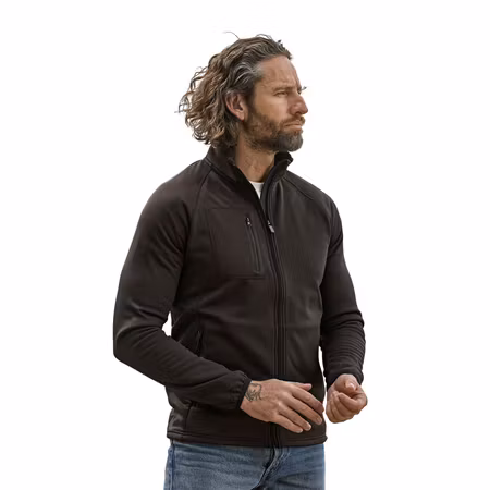 Figurnära stretchfleecetröja med återvunnen polyester | Tee Jays