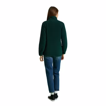 Fleecejacka i återvunnen polyester med dragkedja | Uneek