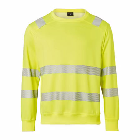 Varselsweatshirt med stretchreflexer och rund hals | Top Swede