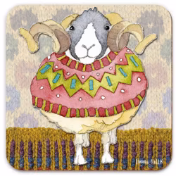WOOLLY SHEEP SINGLE COASTER (UNDERLÄGG)
