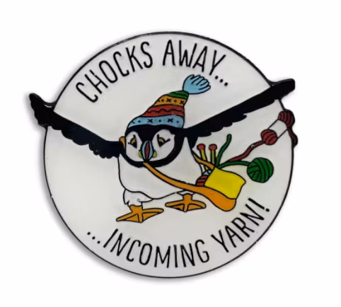 CHOCKS AWAY - ENAMEL PIN