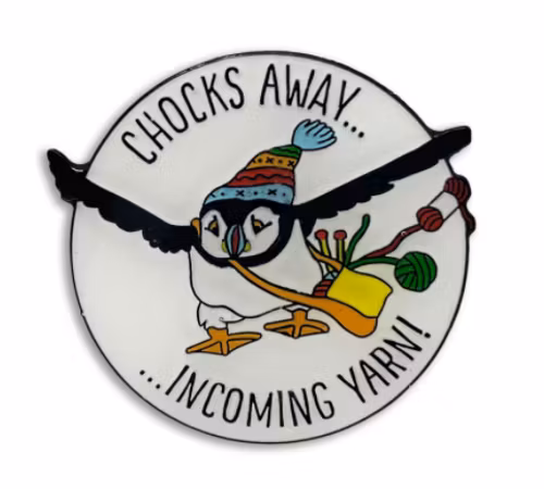 CHOCKS AWAY - ENAMEL PIN