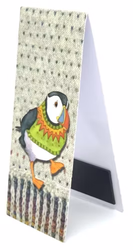 WOOLLY PUFFINS MAGNETIC BOOKMARK (BOKMÄRKE - MAGNET)