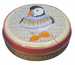 WOOLLY PUFFIN - ROUND TIN (RUND BURK)