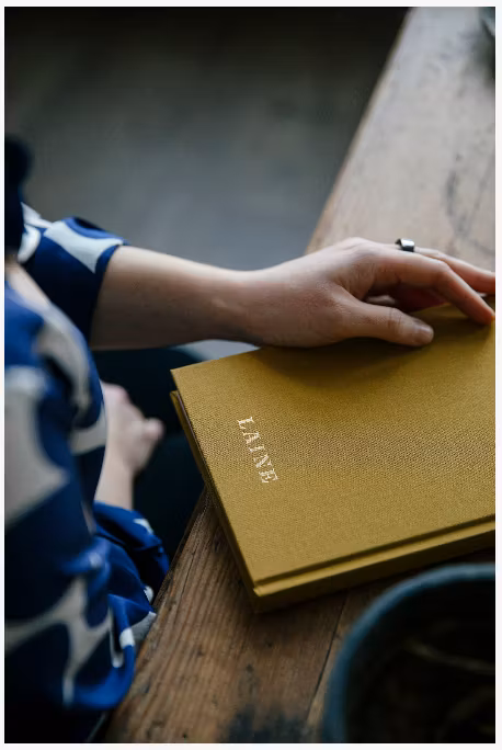 My Knitting Notes / Mustard - (Anteckningsbok)