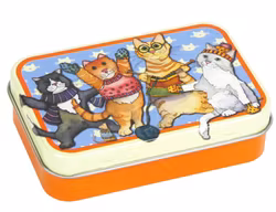 KITTENS IN MITTENS - MINI RECTANGULAR TIN (ASK)