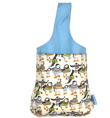 WOOLLY PUFFINS SMALL WRIST BAG (HANDLEDSVÄSKA)