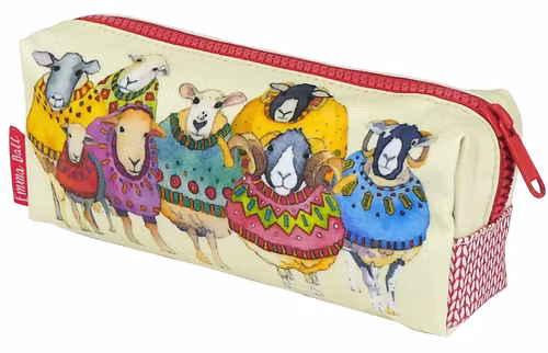 SHEEP IN SWEATERS PENCIL CASE (PENNFODRAL)