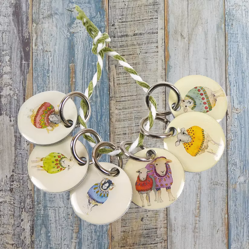 SHEEP IN SWEATERS STITCH MARKERS (MARKÖRER)