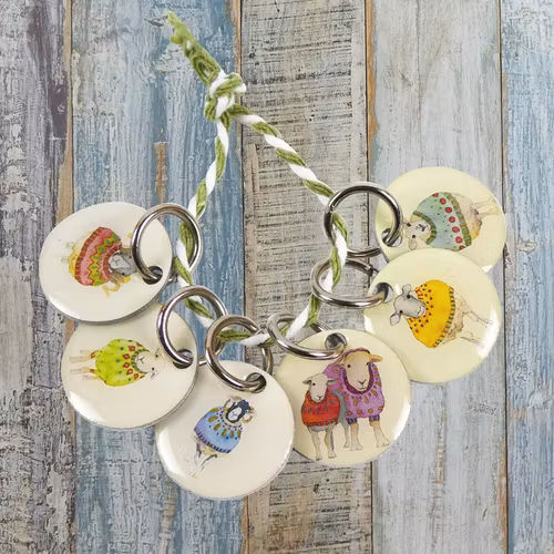 SHEEP IN SWEATERS STITCH MARKERS (MARKÖRER)