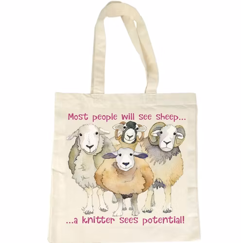 SHEEP POTENTIAL – COTTON CANVAS BAG (TYGPÅSE)